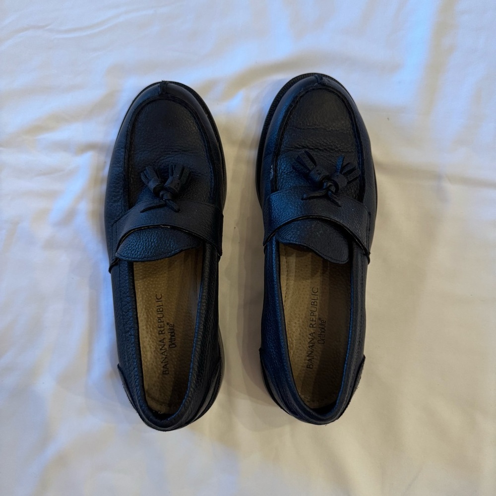 Banana Republic Men's Black Loafers
